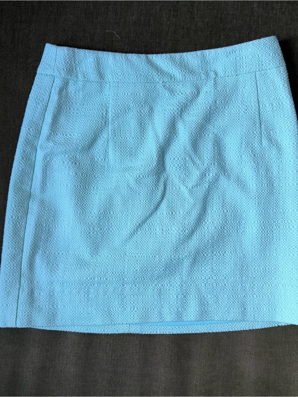 Nanette Lepore Sky Blue Textured Mini Skirt